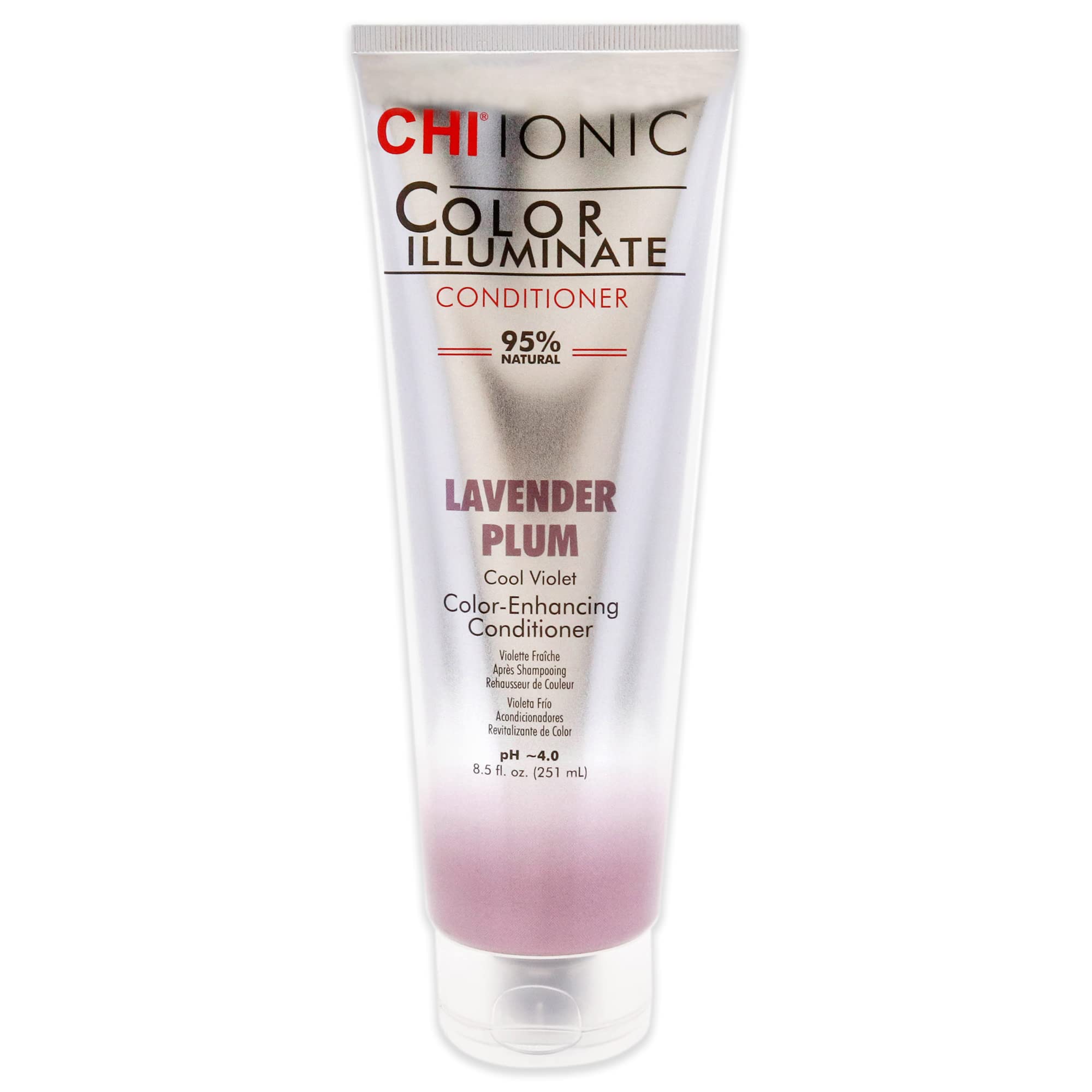 CHI Ionic Color Illuminate Conditioners - 95% Natural, Sulfate, Paraben and Gluten Free, 8.5oz - Multiple Colors
